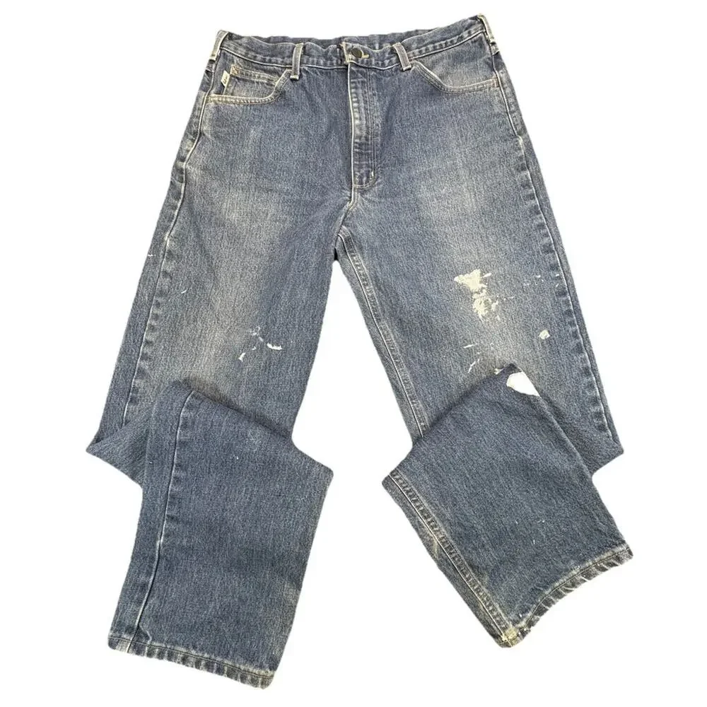 Carhartt FRB160 Flame Resistant Jeans 36X36 Relaxed Fit FR Denim Cat 3 Work Pant - Picture 12 of 14